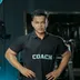 Head trainer Suraj Lama, hands on hips